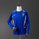 Retro Camisa Longa Brasil 2002 Away