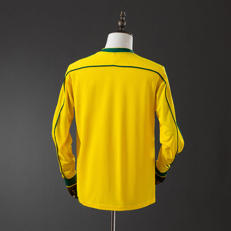 Retro Camisa Longa Brasil 1998 Home