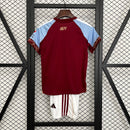 25/26 Aston Villa Home Kit Infantil