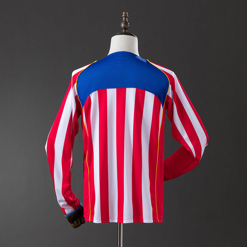 Retro Camisa Longa Atlético Madrid 04/05 Home