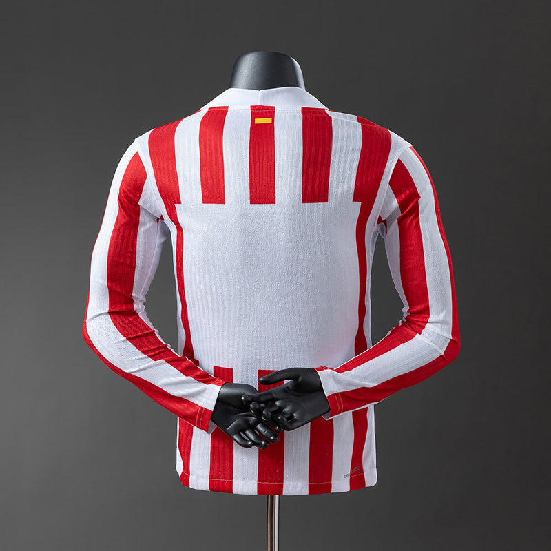 25/26 Atlético Madrid Camisa Longa Jogador Home
