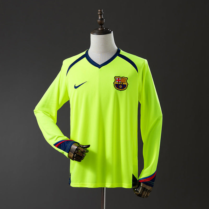 Retro Camisa Longa Barcelona 05/06 Away