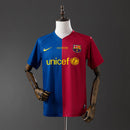 Retro Camisa Longa Barcelona 08/09 Edição Champions League Home