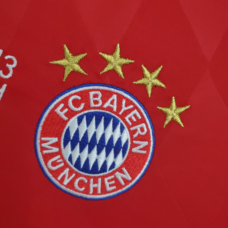 Retro Camisa Longa Bayern Munich 13/14 Champions League