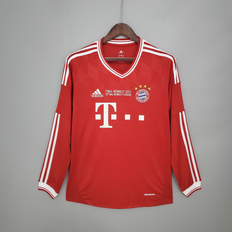 Retro Camisa Longa Bayern Munich 13/14 Champions League
