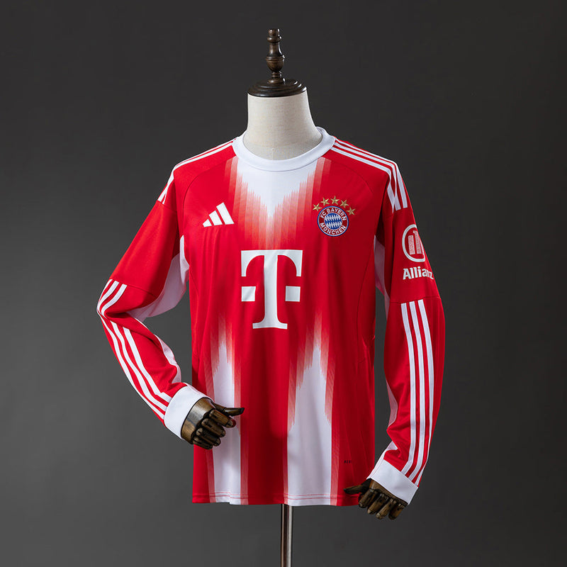 25/26 Bayern Munich Camisa Longa Home
