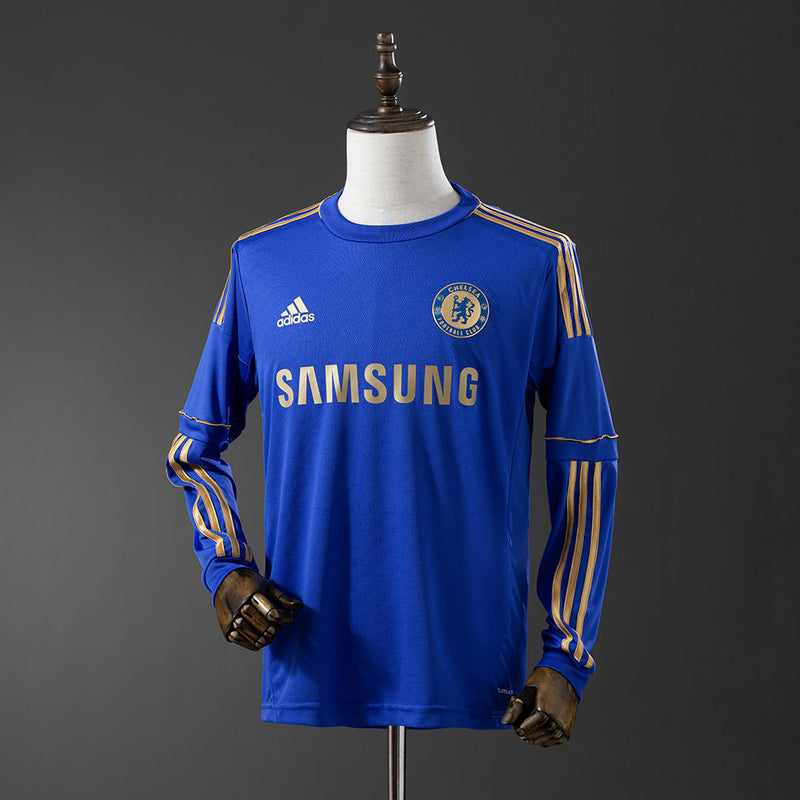 Retro Camisa Longa Chelsea 12/13 Home