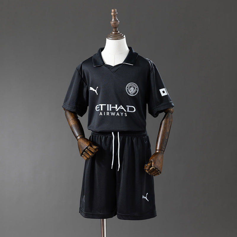 25/26 Manchester City Away Kit Infantil