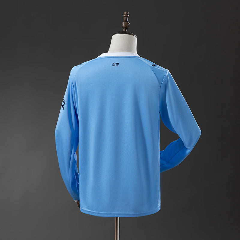 25/26 Manchester City Camisa Longa Home