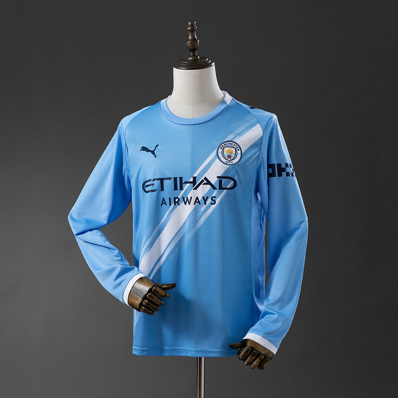 25/26 Manchester City Camisa Longa Home