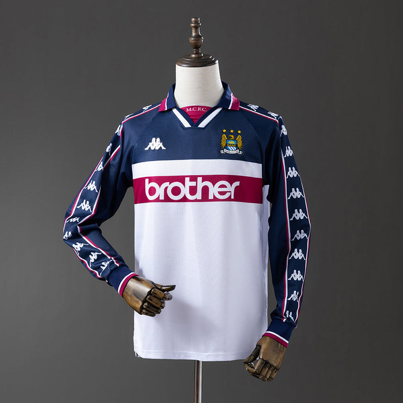 Retro Camisa Longa Manchester City 97/98 Away