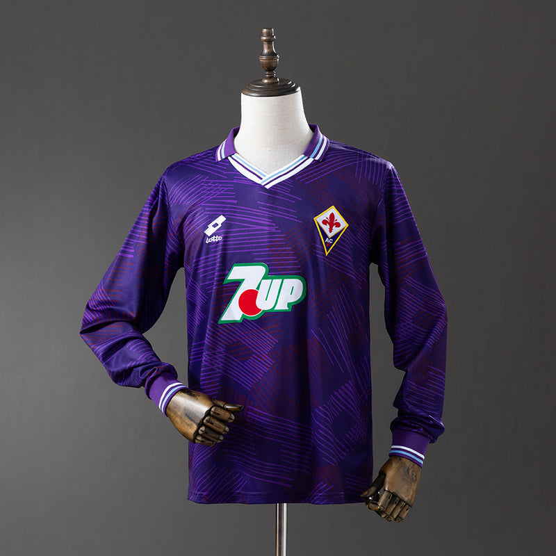 Retro Camisa Longa Fiorentina 92/93 Home