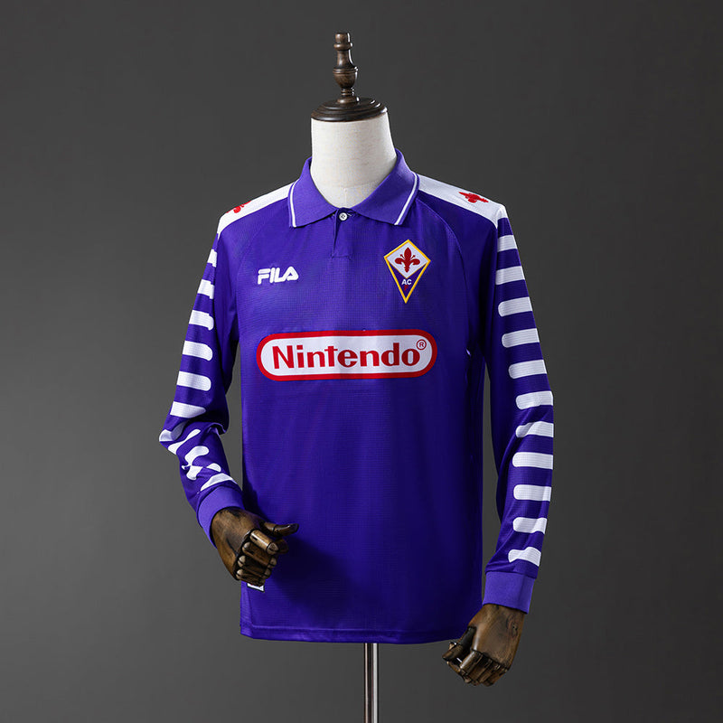 Retro Camisa Longa Fiorentina 1998 home