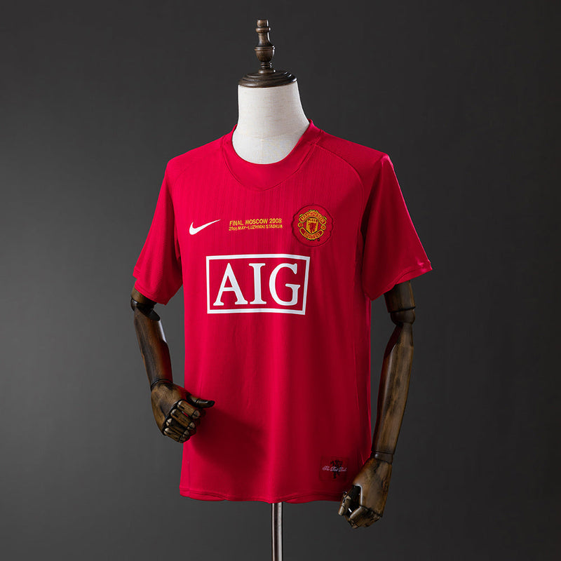 Retro Manchester United 07/08 Edição Champions League Home