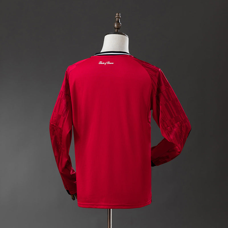 25/26 Camisa Longa Manchester United Home