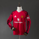 25/26 Camisa Longa Manchester United Home