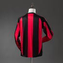 Retro Camisa Longa Milan 10/11 Home