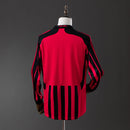 Retro Camisa Longa Milan 07/08 Home