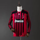 Retro Camisa Longa Milan 07/08 Home