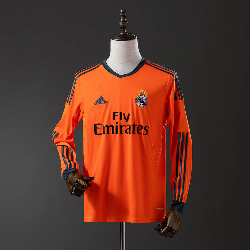 Retro Camisa Longa Real Madrid 13/14 III Away