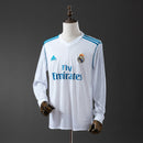 Retro Camisa Longa Real Madrid 17/18 Home