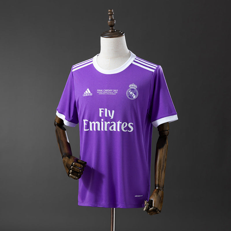 Retro Real Madrid 16/17 Edição Champions League Away