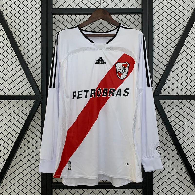 Retro Camisa Longa River Plate 06/07 Home