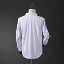 Retro Camisa Longa Real Madrid 02/03 Edição Champions League Home