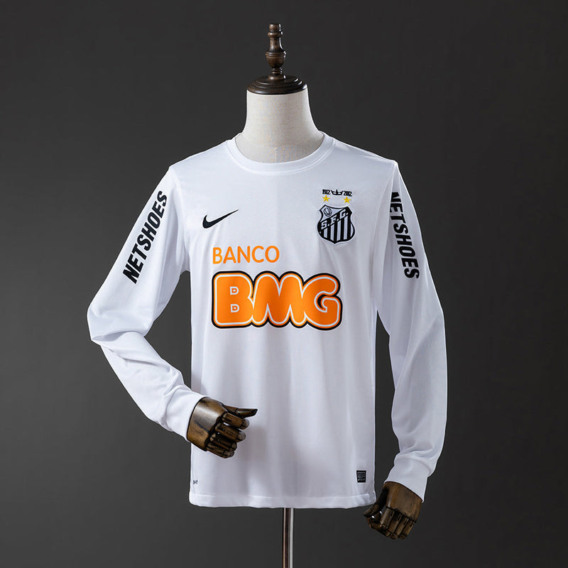 Retro Camisa Longa Santos 11/12 Home