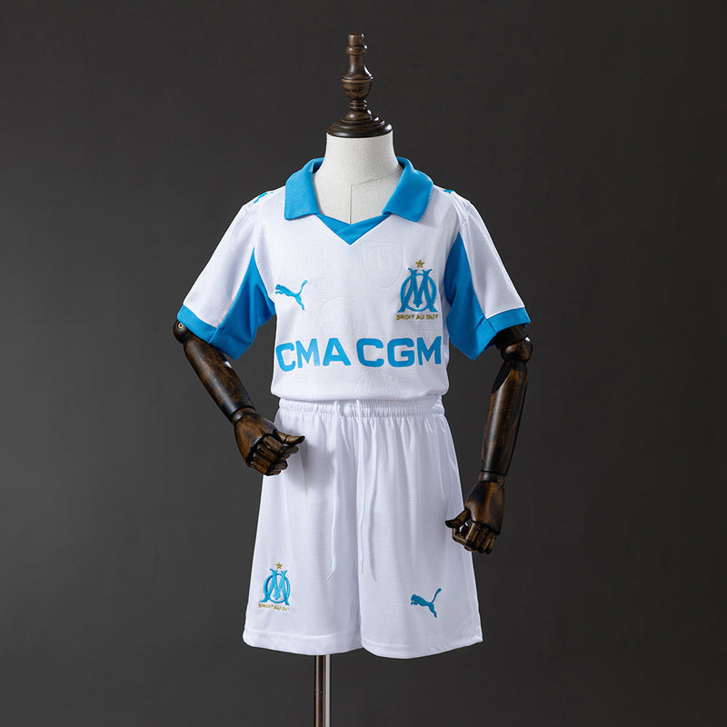 25/26 Olympique Marseille Home Kit Infantil